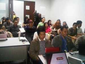 salah satu kegiatan akademi berbagi. pelatihan untuk tunanetra.